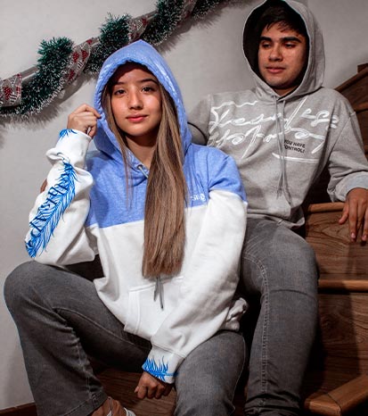 Hoodie Aqua - Storge