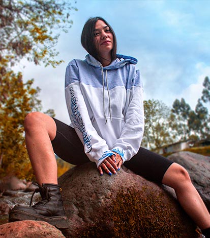 Hoodie Aqua - Storge